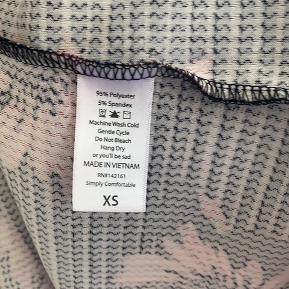 🆕 XS Lularoe Amelia Floral Dress - Picture 5 of 7